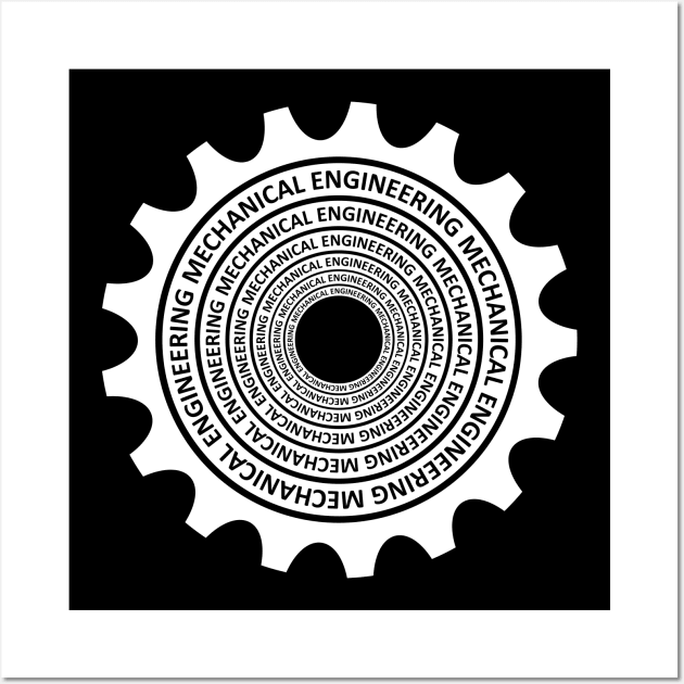 mechanical engineering, engineer text design Wall Art by PrisDesign99